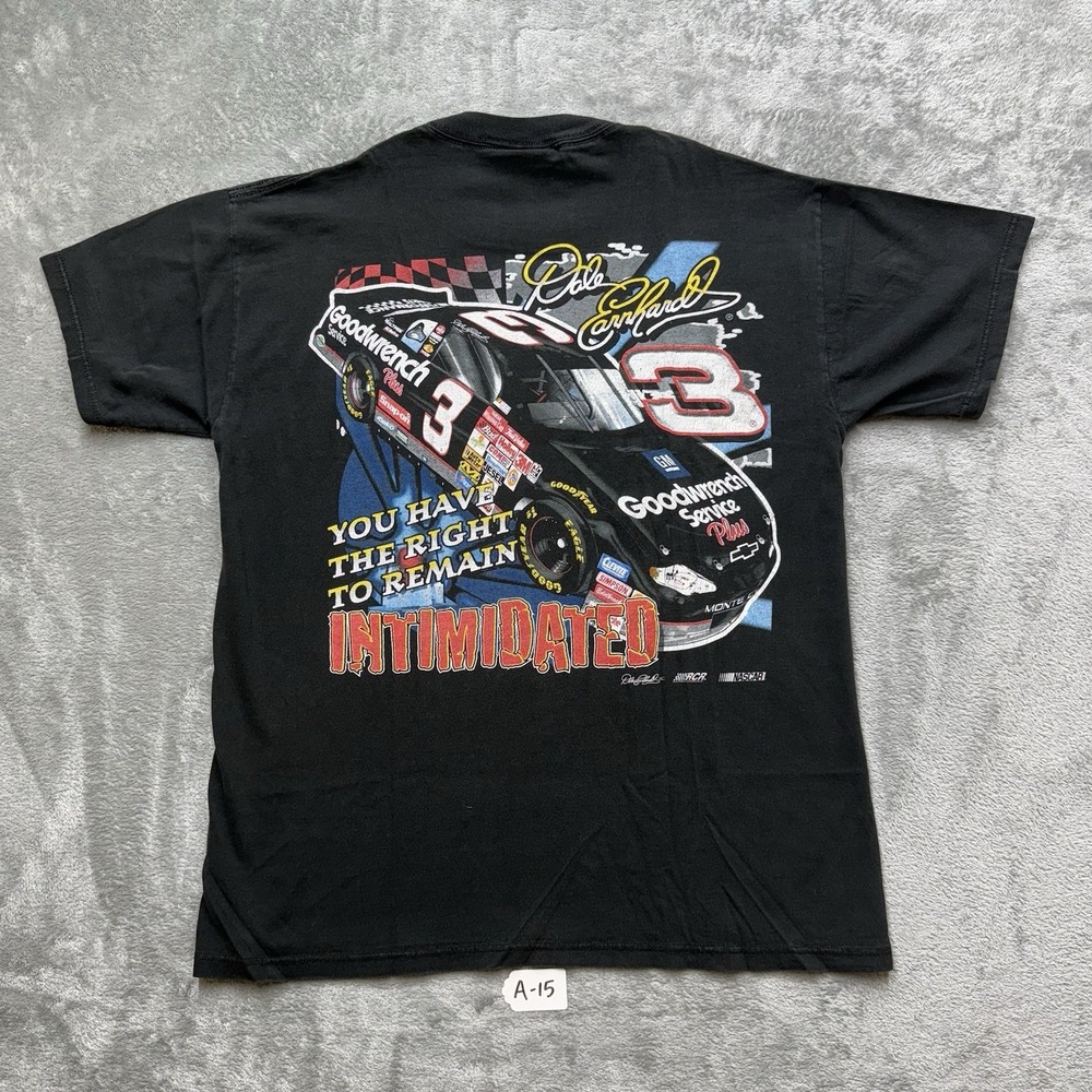 Vintage Dale Earnhardt You Have The Right To Remain Intimidated T Shirt Men's M